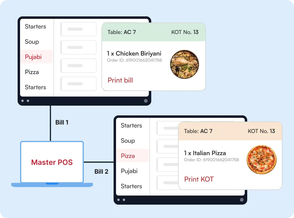 Multi-terminal billing